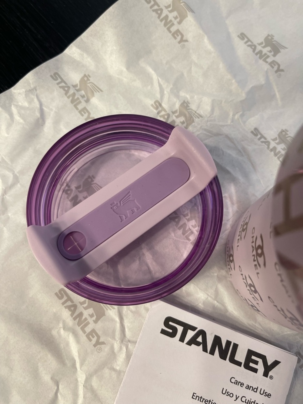 Custom Stanley Light Purple Tumbler 40oz. Price firm last one in this color. - Picture 3 of 6